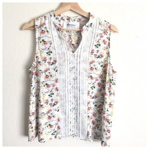 Off White Floral Tank Top by Alice Blue Stitch Fix